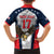 Custom United States Cricket Family Matching Short Sleeve Bodycon Dress and Hawaiian Shirt USA Go Champions and Eagle Mascot Style