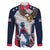 Custom United States Cricket Family Matching Summer Maxi Dress and Hawaiian Shirt USA Go Champions and Eagle Mascot Style