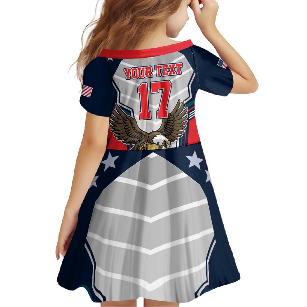 Custom United States Cricket Family Matching Tank Maxi Dress and Hawaiian Shirt USA Go Champions and Eagle Mascot Style