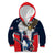 Custom United States Cricket Kid Hoodie USA Go Champions and Eagle Mascot Style