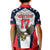 Custom United States Cricket Kid Polo Shirt USA Go Champions and Eagle Mascot Style