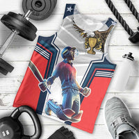Custom United States Cricket Men Tank Top USA Go Champions and Eagle Mascot Style