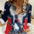 Custom United States Cricket Women Casual Shirt USA Go Champions and Eagle Mascot Style