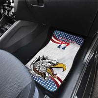 Custom United States Soccer Car Mats USA Eagle Mascot Style
