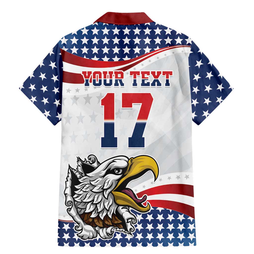 Custom United States Soccer Family Matching Mermaid Dress and Hawaiian Shirt USA Eagle Mascot Style