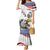 Custom United States Soccer Mermaid Dress USA Eagle Mascot Style