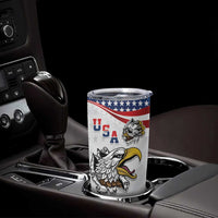Custom United States Soccer Tumbler Cup USA Eagle Mascot Style