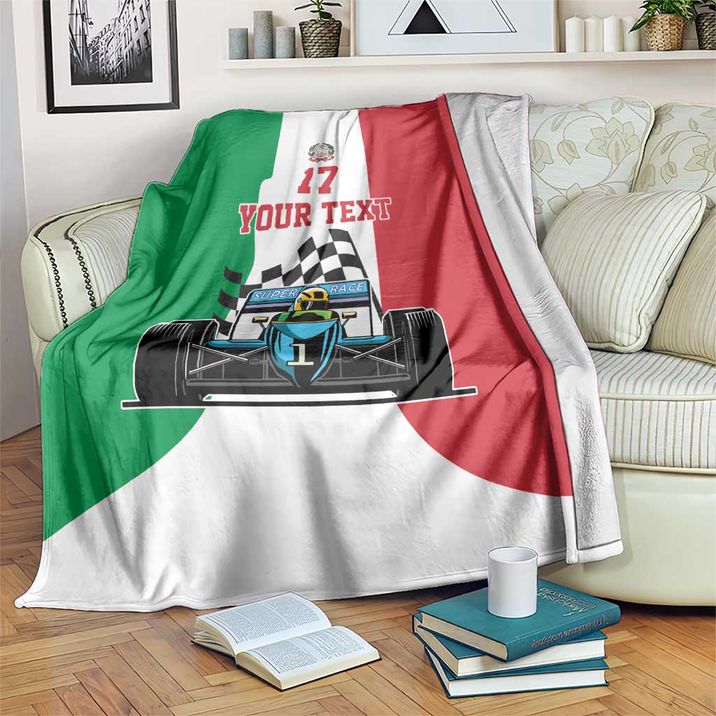 Custom Italy Formula One Blanket Motorsport and Il Tricolore F1 World Championship