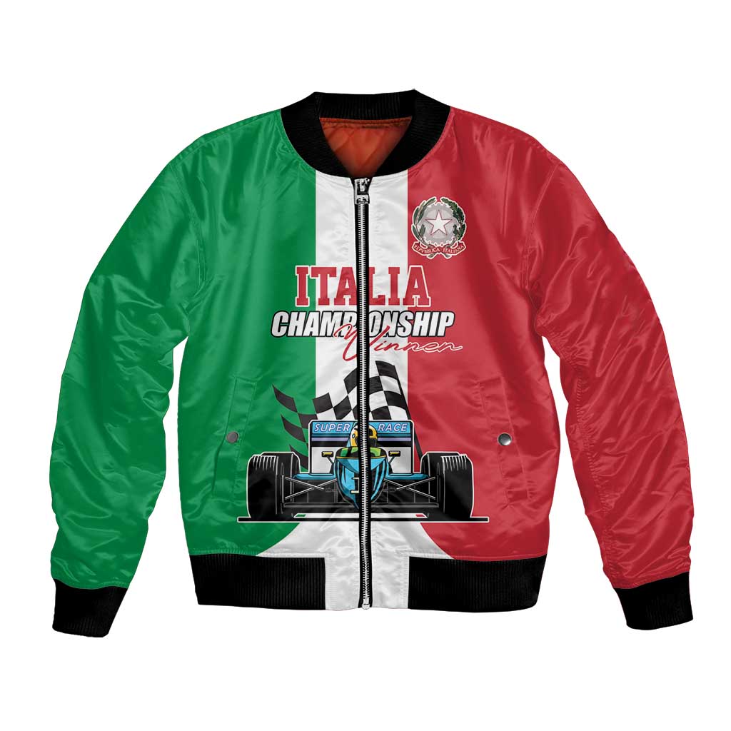 Custom Italy Formula One Bomber Jacket Motorsport and Il Tricolore F1 World Championship