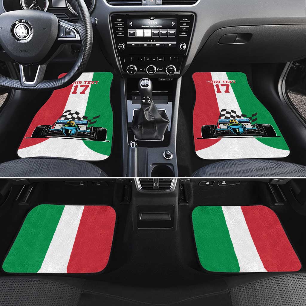 Custom Italy Formula One Car Mats Motorsport and Il Tricolore F1 World Championship