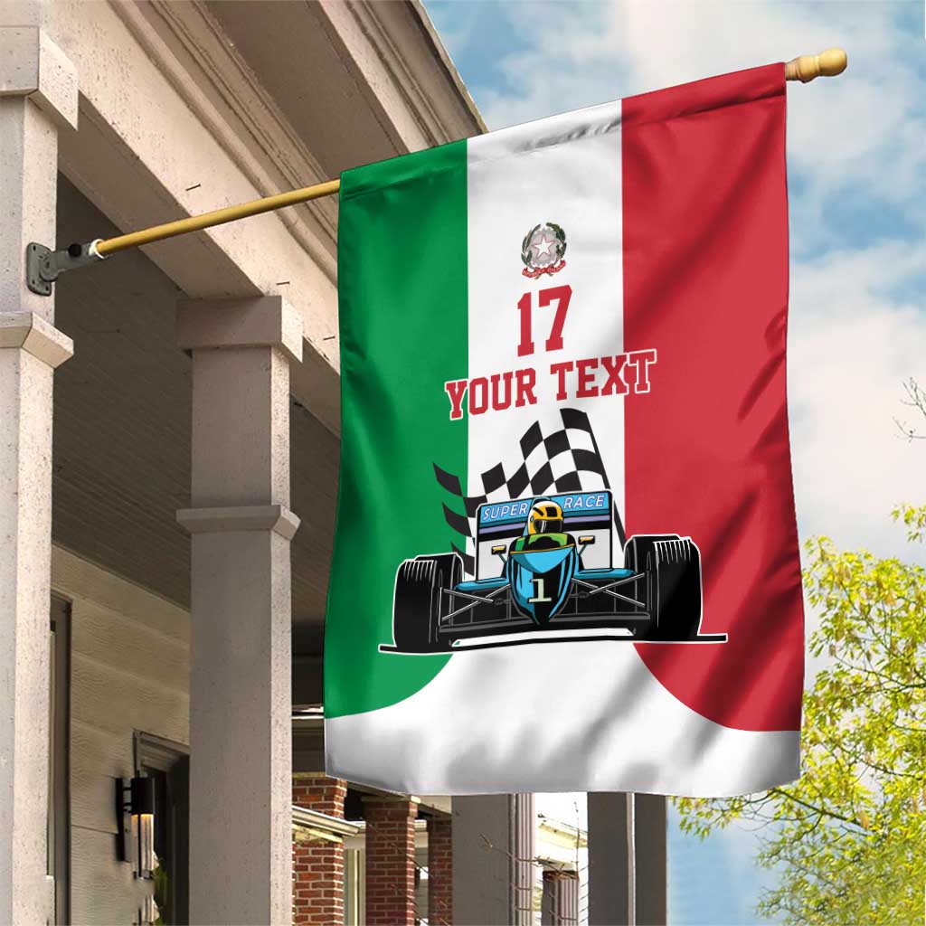 Custom Italy Formula One Garden Flag Motorsport and Il Tricolore F1 World Championship