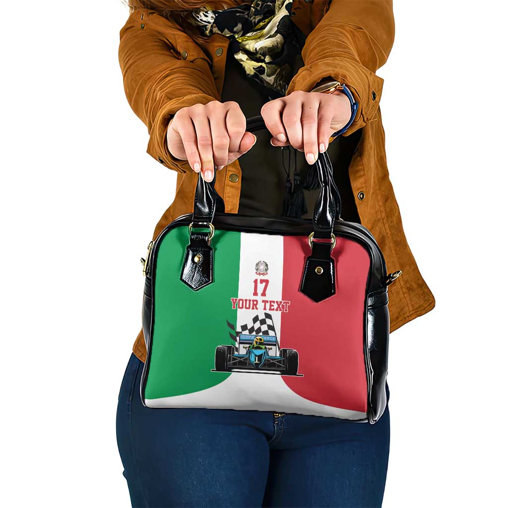 Custom Italy Formula One Shoulder Handbag Motorsport and Il Tricolore F1 World Championship
