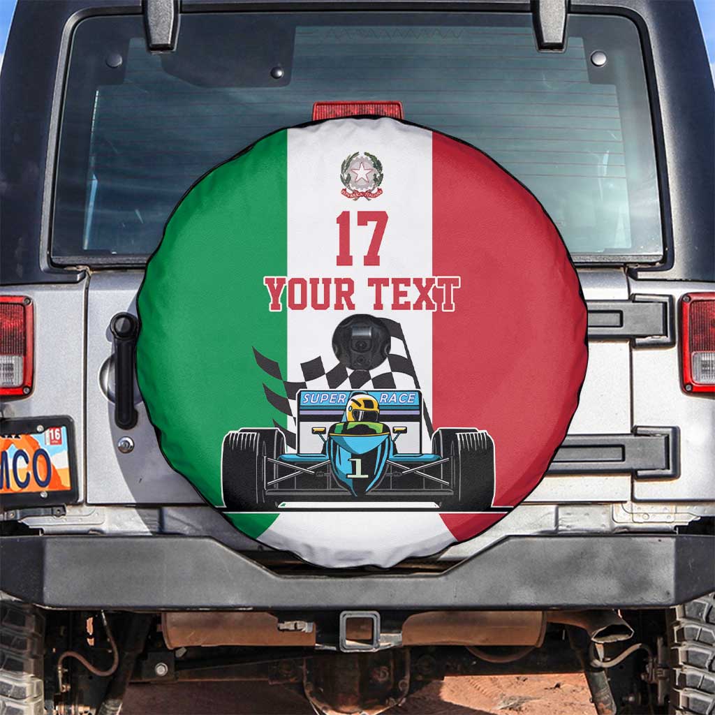 Custom Italy Formula One Spare Tire Cover Motorsport and Il Tricolore F1 World Championship