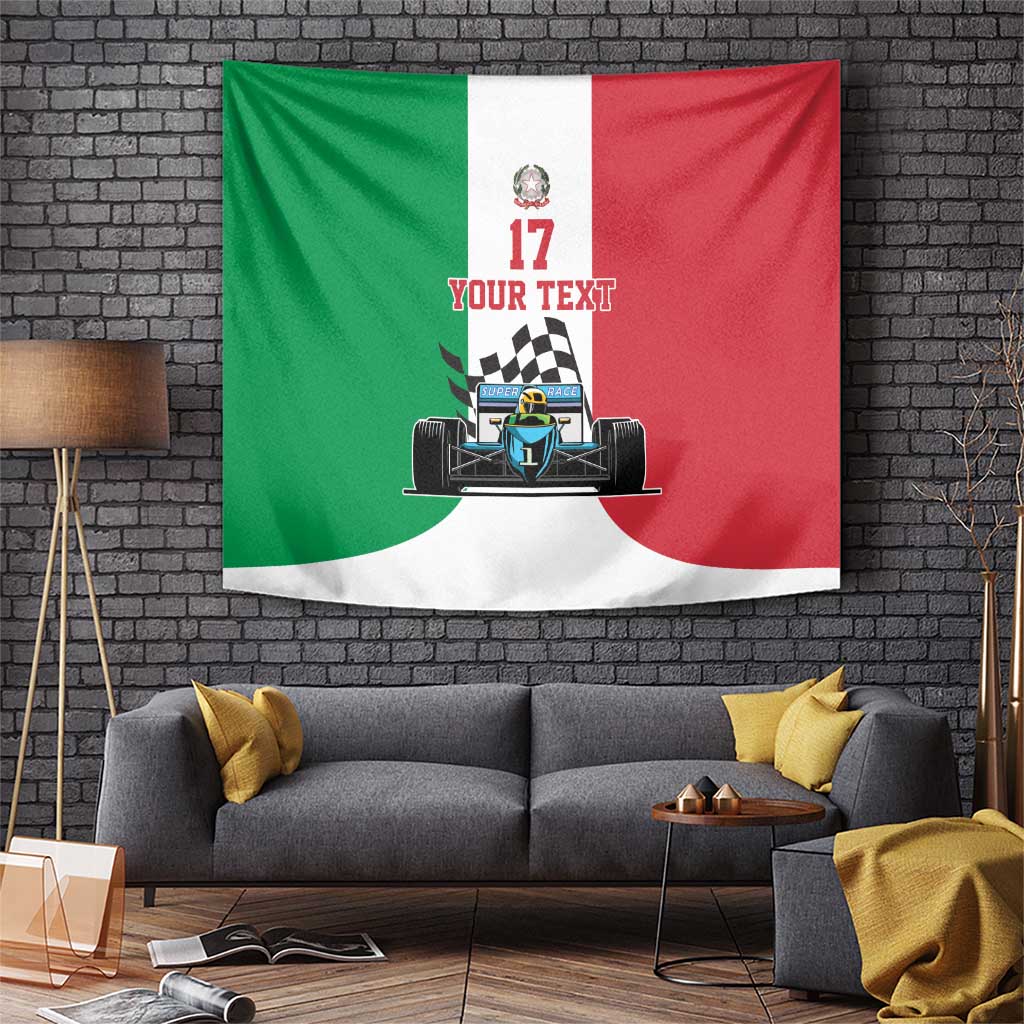 Custom Italy Formula One Tapestry Motorsport and Il Tricolore F1 World Championship