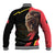 Belgium Coat of Arms Baseball Jacket Angry Lion