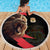 Belgium Coat of Arms Beach Blanket Angry Lion
