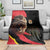 Belgium Coat of Arms Blanket Angry Lion