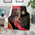 Belgium Coat of Arms Blanket Angry Lion