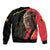 Belgium Coat of Arms Bomber Jacket Angry Lion