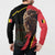Belgium Coat of Arms Button Sweatshirt Angry Lion