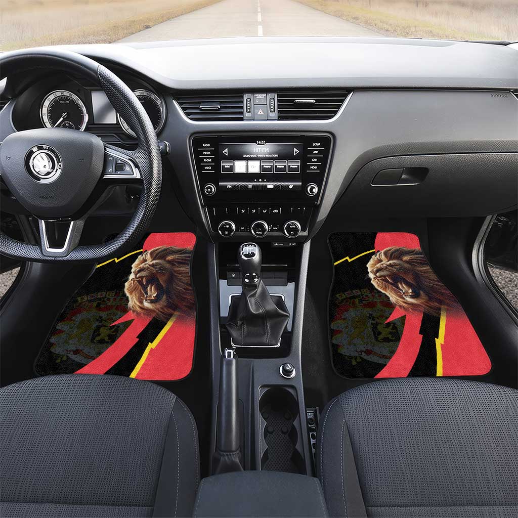 Belgium Coat of Arms Car Mats Angry Lion