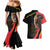 Belgium Coat of Arms Couples Matching Mermaid Dress and Hawaiian Shirt Angry Lion