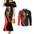 Belgium Coat of Arms Couples Matching Mermaid Dress and Long Sleeve Button Shirt Angry Lion