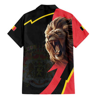 Belgium Coat of Arms Family Matching Mermaid Dress and Hawaiian Shirt Angry Lion