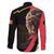 Belgium Coat of Arms Family Matching Mermaid Dress and Hawaiian Shirt Angry Lion