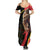 Belgium Coat of Arms Family Matching Summer Maxi Dress and Hawaiian Shirt Angry Lion