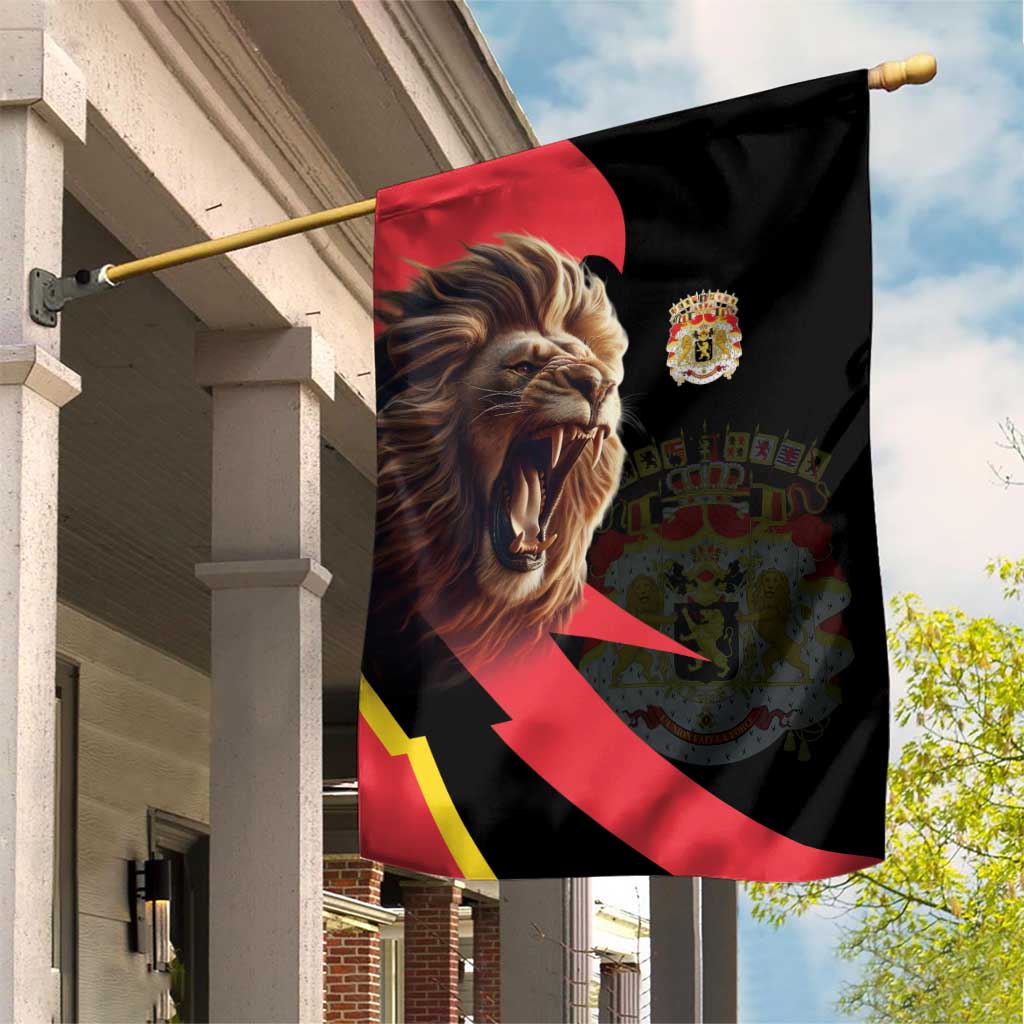 Belgium Coat of Arms Garden Flag Angry Lion