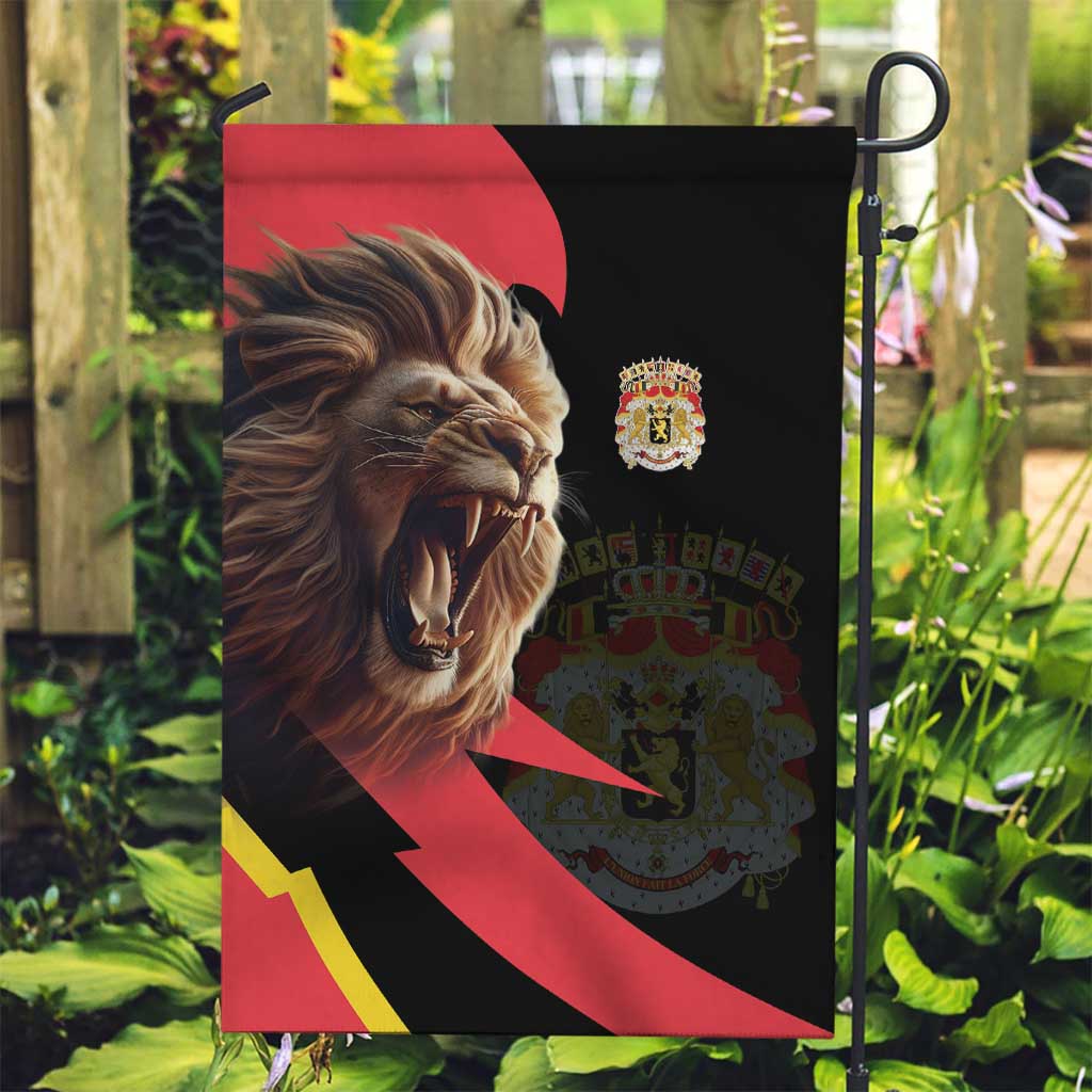 Belgium Coat of Arms Garden Flag Angry Lion