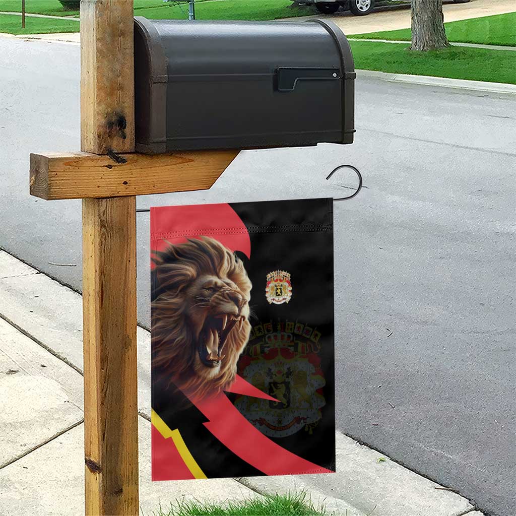 Belgium Coat of Arms Garden Flag Angry Lion