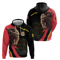 Belgium Coat of Arms Hoodie Angry Lion