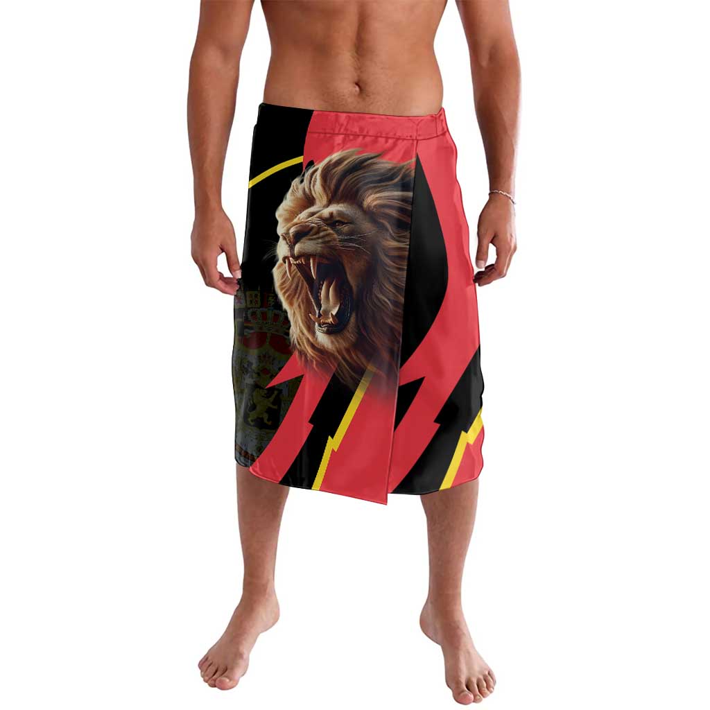 Belgium Coat of Arms Lavalava Angry Lion
