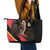 Belgium Coat of Arms Leather Tote Bag Angry Lion