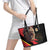 Belgium Coat of Arms Leather Tote Bag Angry Lion