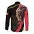 Belgium Coat of Arms Long Sleeve Button Shirt Angry Lion