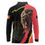 Belgium Coat of Arms Long Sleeve Polo Shirt Angry Lion