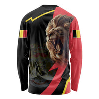 Belgium Coat of Arms Long Sleeve Shirt Angry Lion