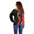 Belgium Coat of Arms Off Shoulder Sweater Angry Lion