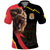 Belgium Coat of Arms Polo Shirt Angry Lion