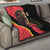 Belgium Coat of Arms Quilt Angry Lion