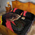 Belgium Coat of Arms Quilt Bed Set Angry Lion