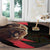 Belgium Coat of Arms Round Carpet Angry Lion