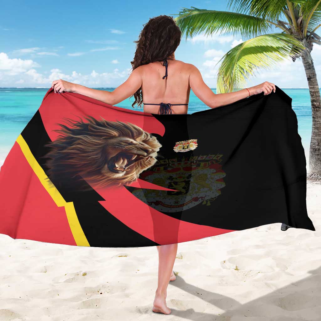 Belgium Coat of Arms Sarong Angry Lion