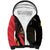 Belgium Coat of Arms Sherpa Hoodie Angry Lion