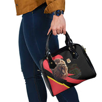 Belgium Coat of Arms Shoulder Handbag Angry Lion