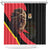 Belgium Coat of Arms Shower Curtain Angry Lion