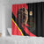 Belgium Coat of Arms Shower Curtain Angry Lion